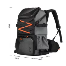 K&f Concept Beta Backpack 32 literes, fotós hátizsák, vízálló, fekete-narancs színben (KF-13-107)