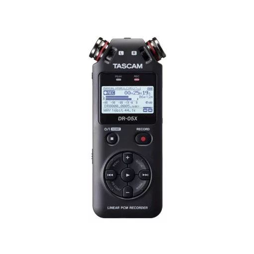 Tascam DR-05X hordozható 2 csatornás sztereó rögzítő (334-DR05X)