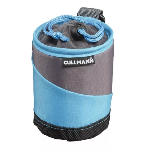 Cullmann Lens Container összehajtható, párnázott objektív tok S, fekete/ciánkék (C98632)