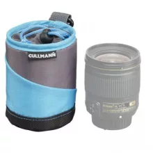 Cullmann Lens Container összehajtható, párnázott objektív tok S, fekete/ciánkék (C98632)