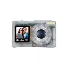   Rollei Compactline Pocket Transparent digitális fényképezőgép, átlátszó (R12096)
