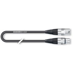   SOMMER CABLE XLR PAPA - XLR MAMA HICON 1,5M-ES, 2 ERES MIKROFON KÁBEL (SGHN-0150-SW)