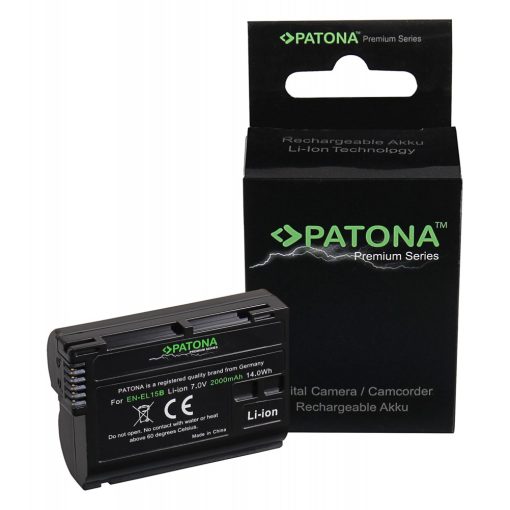 PATONA Premium Akkumulátor Nikon EN-EL 15 EN-EL15B V1 (D7000 D800 D600 Z6 Z7) - 1224