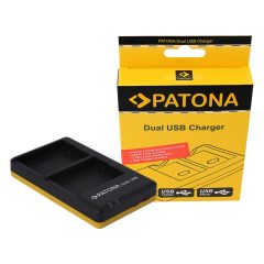   PATONA Dual Akkutöltő Nikon EN-EL14 ENEL14 - USB C kábellel - 1966