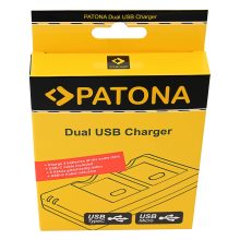 PATONA Dual Akkutöltő Nikon EN-EL5 ENEL5 - USB C kábellel - 1963