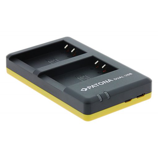 PATONA Slim micro-USB Akkutöltő - Canon LP-E17 EOS 750D 760D Kiss X8i inkl. USB-C Kabel (1939)