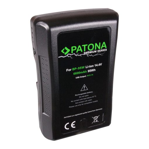 PATONA Premium Akku V-Mount 95Wh - 1265 (Sony BP95WS DSR 250P 600P 650P 652P)