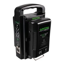 PATONA Dual V-Mount Akkutöltő - 1681 (Sony BP-95W BP-GL65 BP-190WS 4-Pin XLR Kábellel)