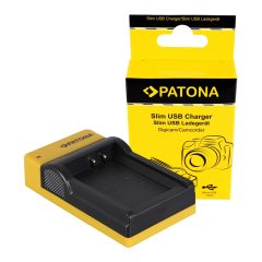   PATONA Slim micro-USB Akkutöltő - Canon LP-E10 EOS EOS1100D EOS-1100D Rebel T3 LP-E10 Kiss X50 (151629)
