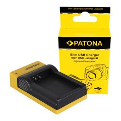   PATONA Slim micro-USB Akkutöltő - Canon LP-E12 EOS M (151652)