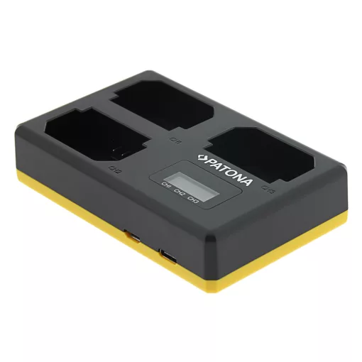 PATONA USB Tripla töltő - Sony NP-FZ100 A7 III A7M3 Alpha 7 III A7 R III A7RM3 Alpha 7 R III A9 (1922)
