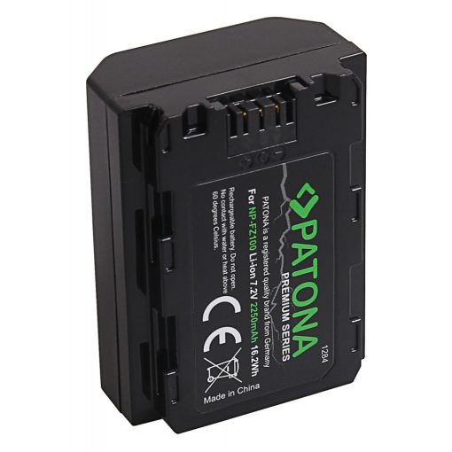 PATONA Premium Akkumulátor Sony NP-FZ100 (A7 III A7M3 Alpha 7 III A7 R III A7RM3 Alpha 7 R III A9 Alpha 9) - 1284