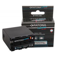 PATONA Platinum NP-F970 Akku és USB Power Bank 10500mAh - 1304 (Sony NP-F970 F960 F950 Powerbank 5V/2A USB és Micro)