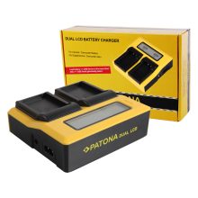 PATONA Dual Akkumulátor Töltő- Fuji GFX50S GFX50R NP-T125 Fujifilm (7685)