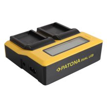 PATONA Dual Akkumulátor Töltő- Fuji GFX50S GFX50R NP-T125 Fujifilm (7685)