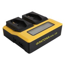 PATONA Dual Akkutöltő Canon LP-E4 LP-E19 EOS 1D 1DS Mark III 1D Mark IV 1DX Mark II - 7686