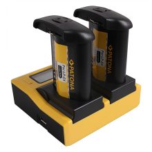 PATONA Dual Akkutöltő Canon LP-E4 LP-E19 EOS 1D 1DS Mark III 1D Mark IV 1DX Mark II - 7686