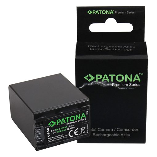 PATONA Premium Akku f. Sony NP-FV100 FDR-AX40 FDR-AX45 FDR-CX680 NEX-VG30 - 1312