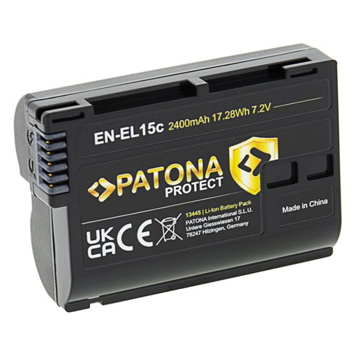 PATONA Protect Akkumulátor - Nikon EN-EL15C (Z5 Z6 Z7 D500 D800 D850 D7000 D7100 D7200 VFB12802) - 13445