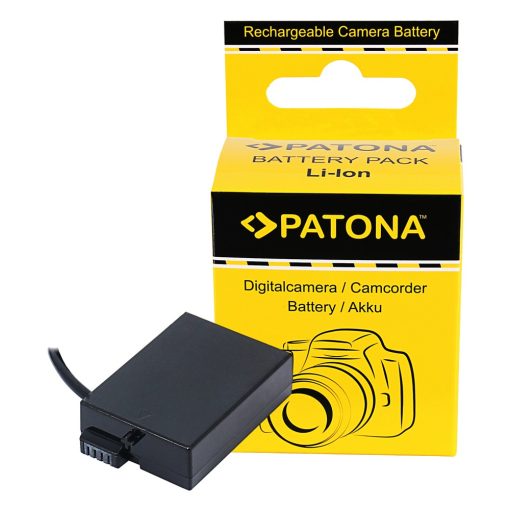 PATONA D-TAP Input Akku Adapter Canon EOS 550D 600D 650D 700D LPE8 LP-E8 LP-E8+ (9403)