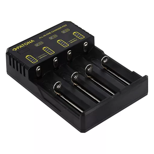 PATONA USB Univerzális Töltő - CR123A 14500 16340 18650 22650 26650... / AAA - AA (1914)