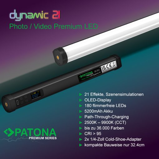 PATONA Premium LED RGB Tube - Fénycső (4291)