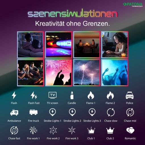 PATONA Premium LED RGB Tube - Fénycső (4291)