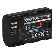 PATONA Platinum Akku USB-C input - Canon LP-E6 LPE6 EOS 60D 70D 5D 6D 7D Mark III (1353)