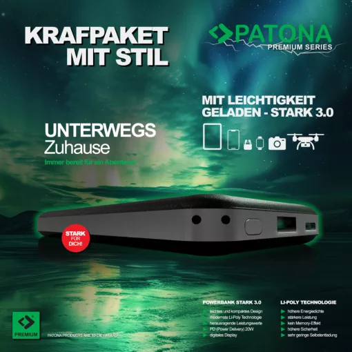 PATONA Premium Powerbank Stark 3.0 PD20W 10.000mAh (9998)
