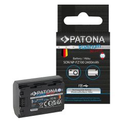   PATONA Platinum Akkumulátor USB-C input - Sony NP-FZ100 (A7 III A7M3 Alpha 7 III A7 R III A7RM3 Alpha 7 R III A9 Alpha 9) - 1360