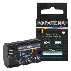   PATONA Platinum Akku USB-C input - Canon LP-E6NH EOS R5 EOS R6 R6II R7 LP-E6NH (1361)