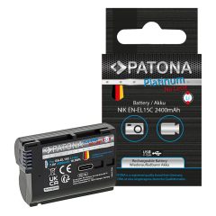   PATONA Platinum Akkumulátor USB-C input - Nikon EN-EL15C (D7000 D7100 D600 D610 D800 D800E D810 D850 Z7 V1) - 1363