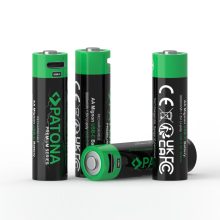 PATONA Premium USB-C 4x AA Micro Akku Li 3000mWh - Y kábellel (1410Y)