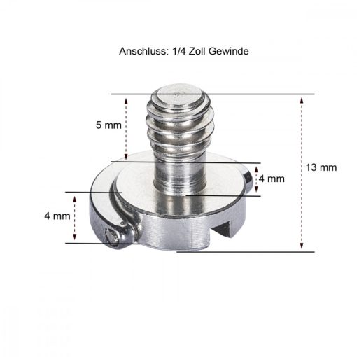 Walimex Cseretalp Csavar 1/4" (21490) - 2db