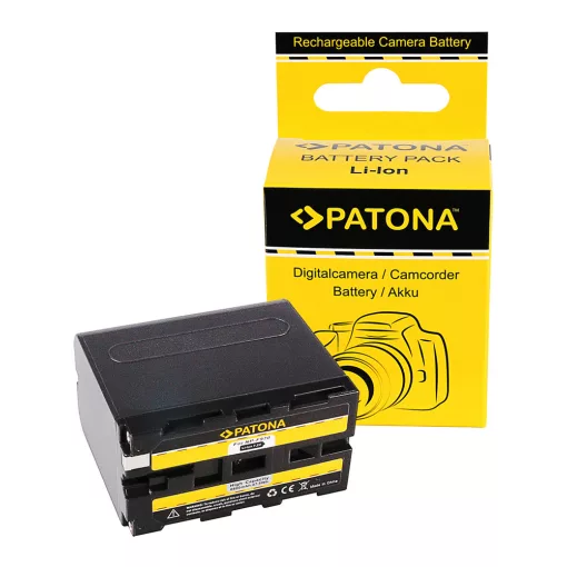 PATONA NP-F970 Akkumulátor 6600 mAh - 1074 (Sony NP-F970 NP-F960)