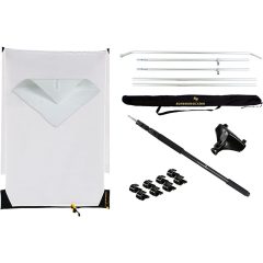   Sunbounce Sun-Swatter Pro Super Saver Starter Kit, 130 x 190 cm, áttetsző fehér diffúzorral, -2/3 Fé (SB250-255StK2)