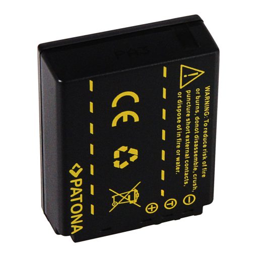 PATONA Akku Panasonic CGA-S007 S007 DMC-TZ5 TZ4 TZ3 TZ2 TZ1 (1043)