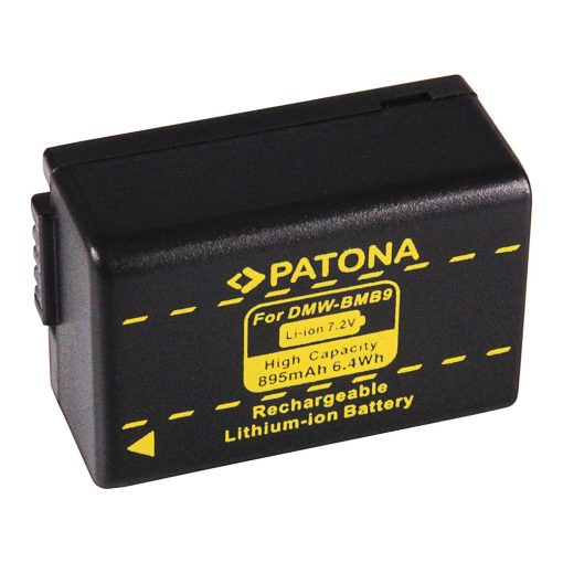 PATONA Akku Panasonic DMC-FZ40 FZ45 FZ 48 FZ100 BMB9 (1092)