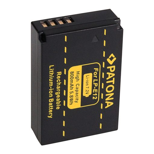 PATONA Akkumulátor - Canon LPE12 LP-E12 Canon EOS M (1141)