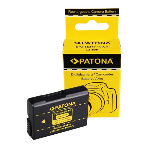 PATONA Akkumulátor - Nikon EN-EL14-decoded CoolPix D3100 D3200 D5100 D5200 P7000 (1134)