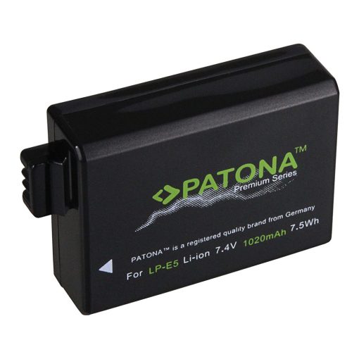 PATONA Premium Akkumulátor - CANON LP-E5 LPE5 EOS 450D 500D 1000D (1211)