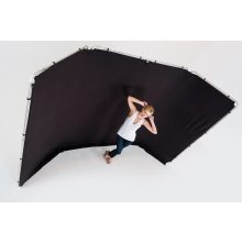 Manfrotto panoráma háttér szett 4m fekete (LL LB7621)