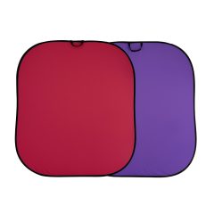   Manfrotto egyszínű összeh. háttér 1.8X2.15m piros/lila (LL LB6752)