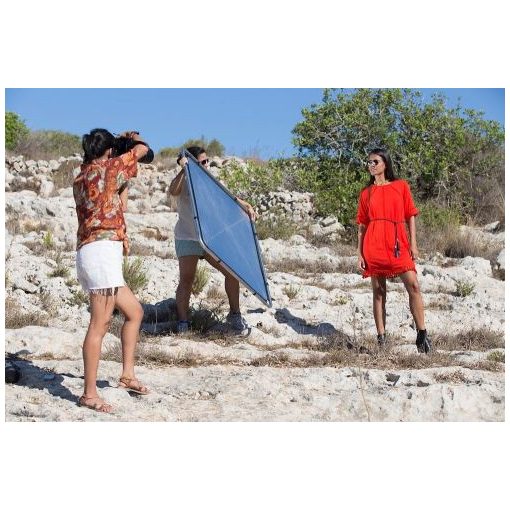 Manfrotto Skylite rapid szövet S 1.1 x 1.1m ezüst/fehér (LL LR81131R)