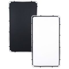   Manfrotto Skylite rapid szövet M 1.1 x 2m fekete/fehér (LL LR81221R)