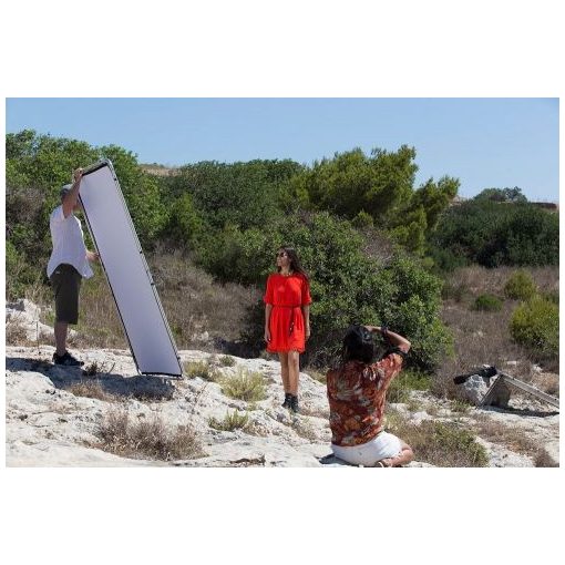 Manfrotto Skylite rapid szövet M 1.1 x 2m ezüst/fehér (LL LR81231R)