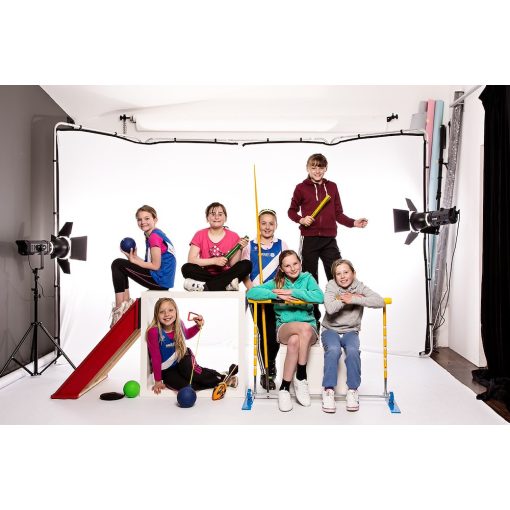 Manfrotto panoráma háttér szett 4m fehér (LL LB7623)