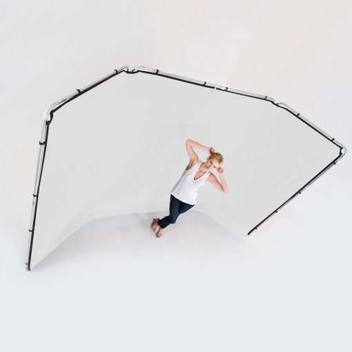 Manfrotto panoráma háttér szett 4m fehér (LL LB7623)