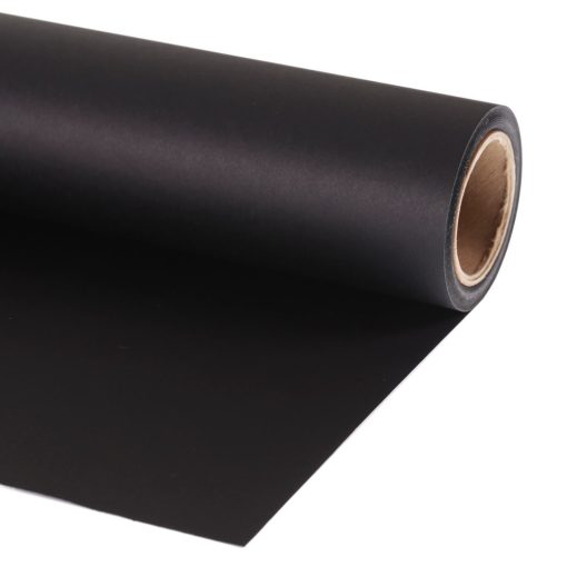 Manfrotto papírháttér 1.37 x 11m black (fekete) (LL LP9120)