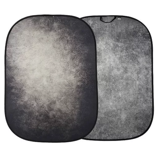 Manfrotto Vintage összecsukható háttér 1.5x2.1m füst/beton (LL LB5745)